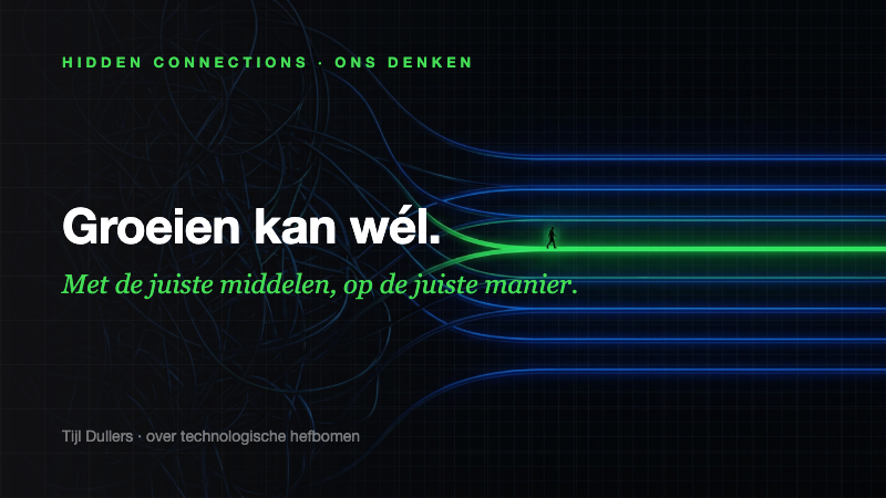 Groeien kan wél – als je de juiste middelen op de juiste manier inzet