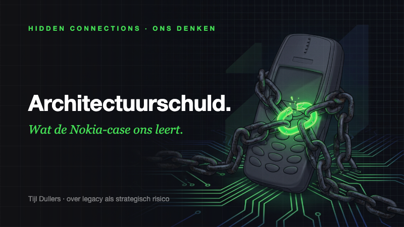 Architecture Debt in de praktijk: Wat we kunnen leren van de Nokia-case